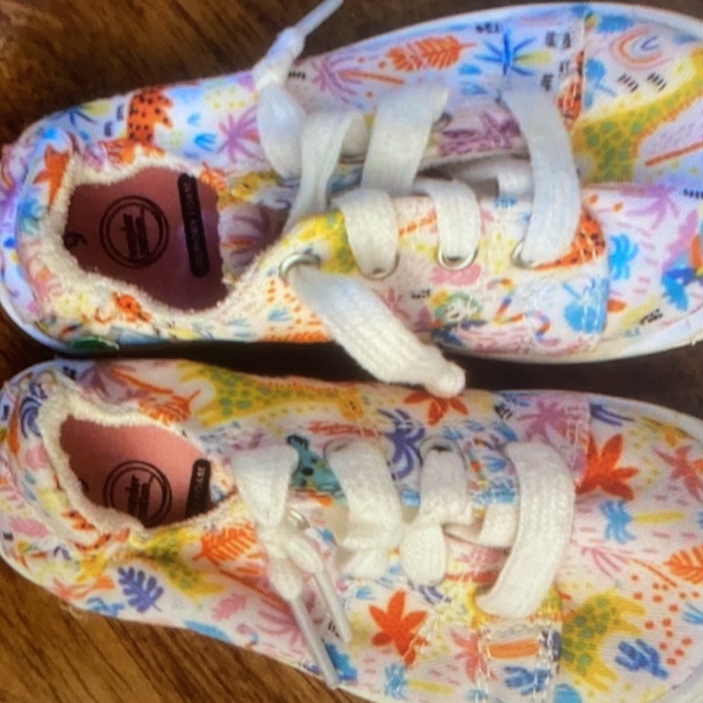 Playful design with sneakers